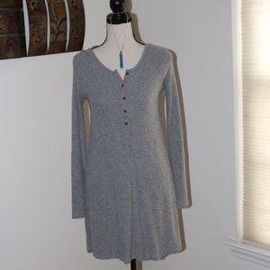 Z Supply, grey marled long sleeve dress....
